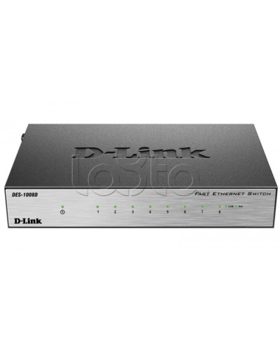 Коммутатор D-Link DES-1008D/L2B в Сызрани Коммутаторы Pintop.ru