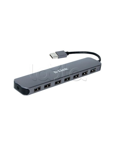 Концентратор с 7 портами USB 2.0 D-Link DUB-H7/E1A в Сызрани Дополнительное оборудование для сетей Pintop.ru