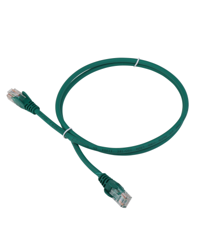 Патч-корд LANMASTER LSZH UTP кат.5e, 0.3 м, зеленый LANMASTER LAN-PC45/U5E-0.3-GN в Сызрани Патчкорды (медные) Pintop.ru