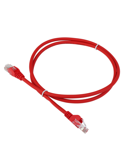 Патч-корд LANMASTER LSZH UTP кат.5e, 0.3 м, красный LANMASTER LAN-PC45/U5E-0.3-RD в Сызрани Патчкорды (медные) Pintop.ru